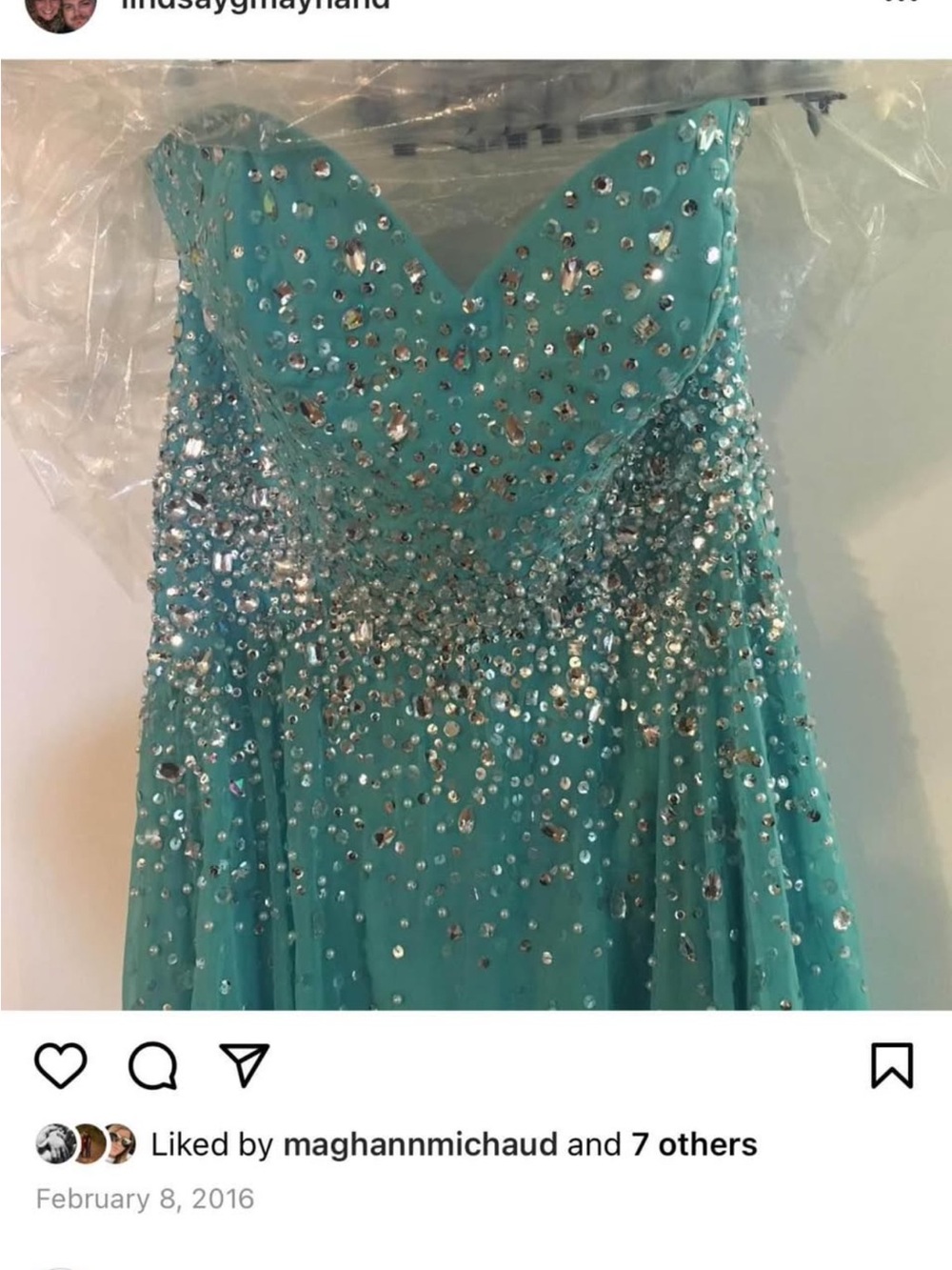Sparkle Strapless Girls' Teal Party Dress